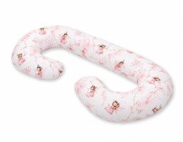 Poduszka ciążowa typu C dla kobiet w ciąży do spania karmienia + zdejmowana poszewka Blossom Fairies