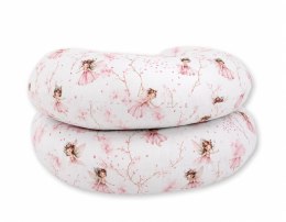 Poduszka ciążowa typu C dla kobiet w ciąży do spania karmienia + zdejmowana poszewka Blossom Fairies