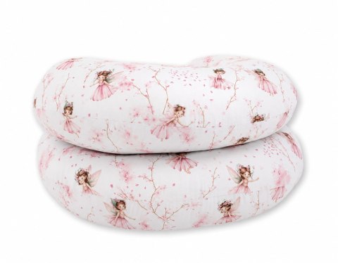 Poduszka ciążowa typu C dla kobiet w ciąży do spania karmienia + zdejmowana poszewka Blossom Fairies