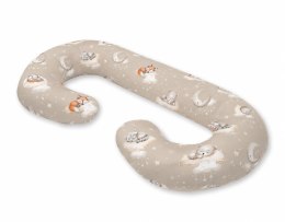 Poduszka ciążowa typu C dla kobiet w ciąży do spania karmienia+ zdejmowana poszewka Twinkle Woodland
