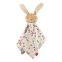 Pierwsza przytulanka komforter bawełniany Króliczek niebieski 32 cm sigikid