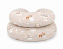 Bawełniana poszewka do poduszki ciążowej typu C - Twinkle Woodland