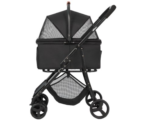 Qppet Wózek dla zwierząt Bobbie Pet Black