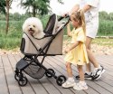 Qppet Wózek dla zwierząt Pettie Pet Beige