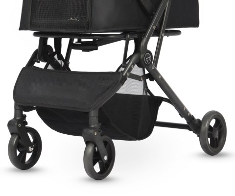Qppet Wózek dla zwierząt Pettie Pet Black