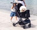 Qppet Wózek dla zwierząt Pettie Pet Black