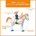 Figurka Pippi Langstrumpf zestaw z koniem do zabawy, zabawka dla dzieci koń