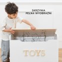 Drewniana skrzynia na zabawki dla dzieci, przechowywanie zabawek Le Toy Van