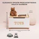 Drewniana skrzynia na zabawki dla dzieci, przechowywanie zabawek Le Toy Van