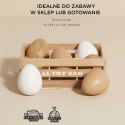 Drewniane jajka w skrzynce, zabawka dla dzieci, stragan sklep Le Toy Van
