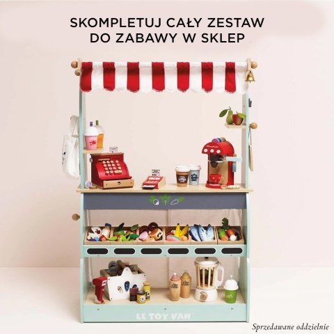 Drewniane jajka w skrzynce, zabawka dla dzieci, stragan sklep Le Toy Van