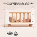 Drewniane łóżeczko dla lalek, zabawka dla dzieci, zabawa lalkami Le Toy Van