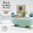 Drewniane mebelki do domku dla lalek łazienka Daisylane, zestaw Le Toy Van