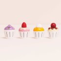 Drewniane muffinki zestaw, babeczki, zabawka gotowanie cukiernia Le Toy Van