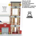 Drewniany garaż wielopoziomowy służby ratunkowe, zabawka, dzieci Le Toy Van