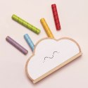 Tęczowa chmurka drewniana zabawka edukacyjna pierwsza gra dzieci Le Toy Van