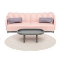 Zestaw mebli do salonu do domku dla lalek basic, zabawka dla dzieci, Lundby