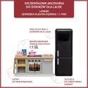 Zestaw mebli kuchennych do domku dla lalek, lodówka, kuchnia zabawka Lundby
