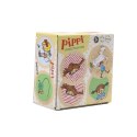 Drewniana gra edukacyjna memory dla dzieci zabawka zestaw Pippi Langstrumpf