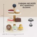 Drewniana patera z ciasteczkami, zabawa w gotowanie, cukiernia, Le Toy Van