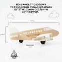 Drewniany samolot z ruchomymi śmigłami, zabawka dla dzieci model Le Toy Van