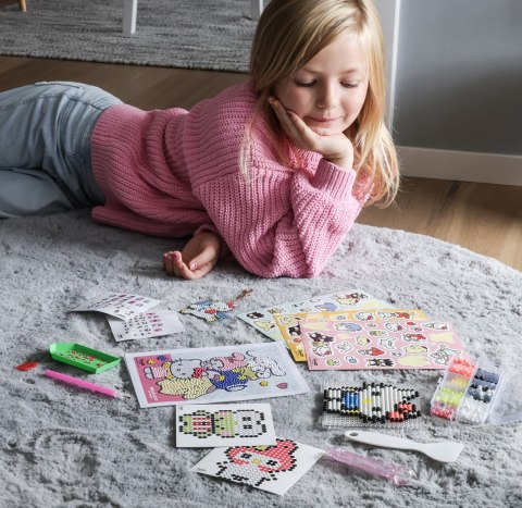 Maluj diamentami po numerach kreatywna zabawka breloczek dzieci Hello Kitty