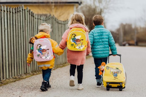 Plecak dla dzieci różowy akcesoria zabawka dla przedszkolaka wyprawka Pippi