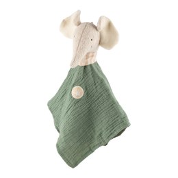 Przytulanka komforter muślinowy Słonik 36cm maskotka dla dzieci sigikid