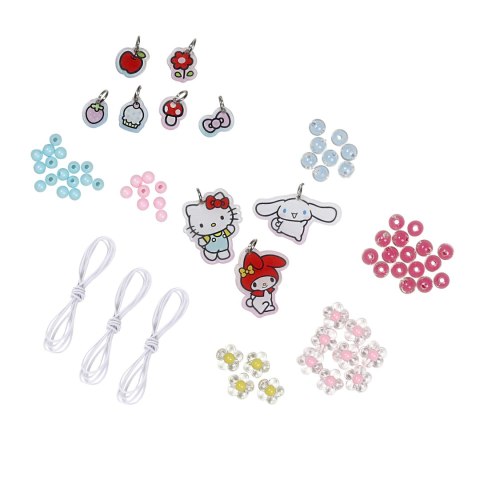Bransoletka Hello Kitty - kreatywny zestaw do tworzenia biżuterii DIY