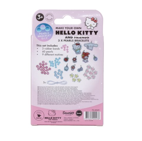 Bransoletka Hello Kitty - kreatywny zestaw do tworzenia biżuterii DIY