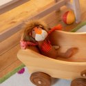 Pierwsza przytulanka Lew 32cm patchworkowa maskotka zabawka dzieci sigikid